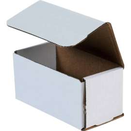 Global Industrial Corrugated Mailers, 6"L x 3"W x 3"H, White
