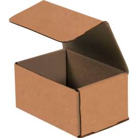 Global Industrial Corrugated Mailers, 6"L x 4"W x 3"H, Kraft