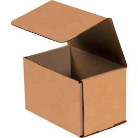 Global Industrial Corrugated Mailers, 6"L x 4"W x 4"H, Kraft