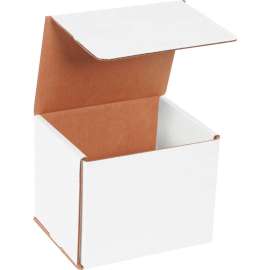 Global Industrial Corrugated Mailers, 6"L x 5"W x 5"H, White