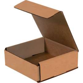 Global Industrial Corrugated Mailers, 6"L x 6"W x 2"H, Kraft