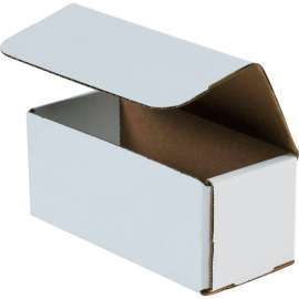 Global Industrial Corrugated Mailers, 7"L x 3"W x 3"H, White