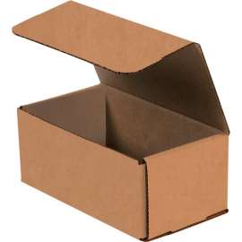Global Industrial Corrugated Mailers, 7"L x 4"W x 3"H, Kraft
