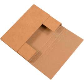 Global Industrial Corrugated Easy-Fold Mailers, 7-1/2"L x 5-1/2"W x 2"H, Kraft