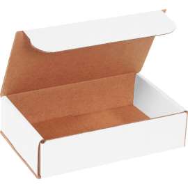 Global Industrial Corrugated Mailers, 8"L x 5"W x 2"H, White