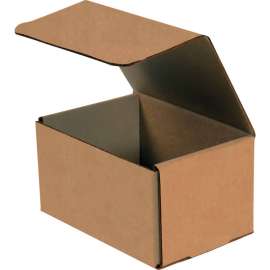 Global Industrial Corrugated Mailers, 8"L x 6"W x 4"H, Kraft