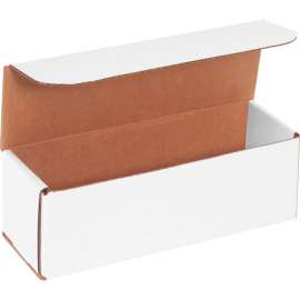 Global Industrial Corrugated Mailers, 9"L x 3"W x 3"H, White
