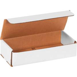 Global Industrial Corrugated Mailers, 9"L x 4"W x 2"H, White
