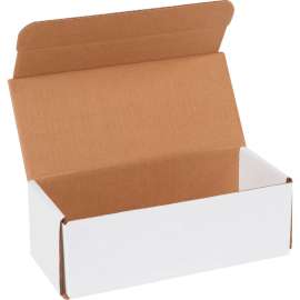 Global Industrial Corrugated Mailers, 9"L x 4"W x 3"H, White