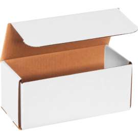 Global Industrial Corrugated Mailers, 9"L x 4"W x 4"H, White