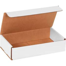 Global Industrial Corrugated Mailers, 9"L x 5"W x 2"H, White