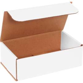 Global Industrial Corrugated Mailers, 9"L x 5"W x 3"H, White