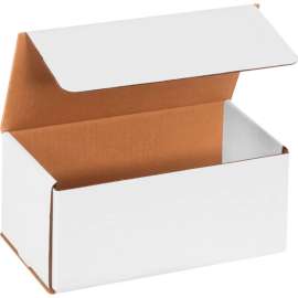 Global Industrial Corrugated Mailers, 9"L x 5"W x 4"H, White