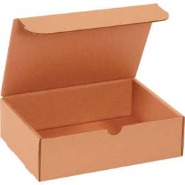 Global Industrial Corrugated Literature Mailers, 9"L x 6-1/2"W x 2-3/4"H, Kraft