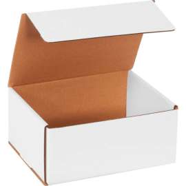 Global Industrial Corrugated Mailers, 9"L x 7"W x 4"H, White