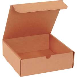 Global Industrial Corrugated Literature Mailers, 9"L x 9"W x 3"H, Kraft