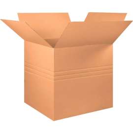 Global Industrial Multi Depth Cardboard Corrugated Boxes, 36"L x 36"W x 36"H, Kraft