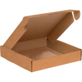 Global Industrial Corrugated Tab Lock Literature Mailers, 20"L x 20"W x 4"H, Kraft
