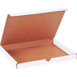 Global Industrial Corrugated Literature Mailers, 11-1/8"L x 8-3/4"W x 1"H, White