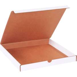 Global Industrial Corrugated Literature Mailers, 12"L x 12"W x 1-1/4"H, White