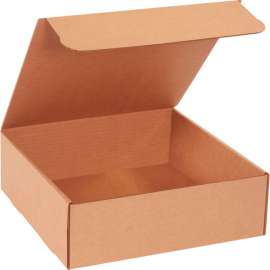 Global Industrial Corrugated Literature Mailers, 12"L x 12"W x 4"H, Kraft