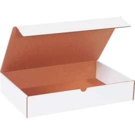 Global Industrial Corrugated Literature Mailers, 16"L x 10"W x 3"H, White