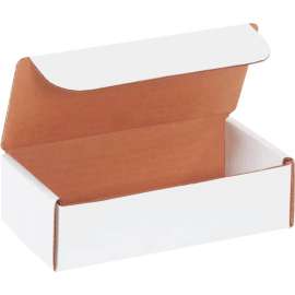 Global Industrial Corrugated Literature Mailers, 7"L x 3-5/8"W x 2-1/8"H, White