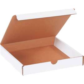 Global Industrial Corrugated Literature Mailers, 8"L x 8"W x 1-1/4"H, White