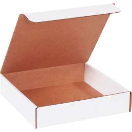 Global Industrial Corrugated Literature Mailers, 8"L x 8"W x 2"H, White