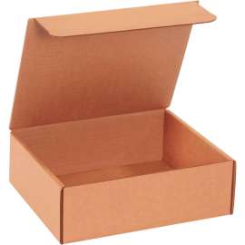 Global Industrial Corrugated Literature Mailers, 9"L x 7-1/2"W x 3"H, Kraft