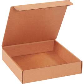 Global Industrial Corrugated Literature Mailers, 9"L x 9"W x 2"H, Kraft