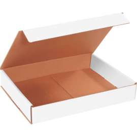 Global Industrial Corrugated Mailers, 12"L x 9"W x 2"H, White