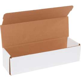 Global Industrial Corrugated Mailers, 12"L x 3-1/2"W x 3"H, White