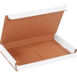 Global Industrial Corrugated Mailers, 9"L x 6"W x 1"H, White