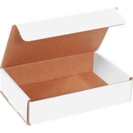 Global Industrial Corrugated Mailers, 9"L x 6"W x 2"H, White