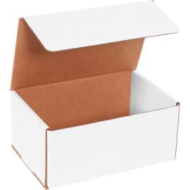 Global Industrial Corrugated Mailers, 9"L x 6"W x 4"H, White