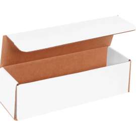 Global Industrial Corrugated Mailers, 11-1/2"L x 3-1/2"W x 3-1/2"H, White