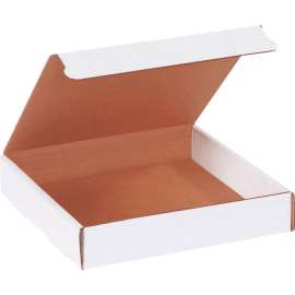 Global Industrial Corrugated Literature Mailers, 7-3/8"L x 7-3/8"W x 1-3/8"H, White