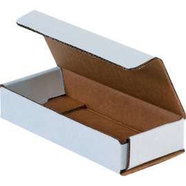 Global Industrial Corrugated Mailers, 6"L x 2-1/2"W x 1"H, White
