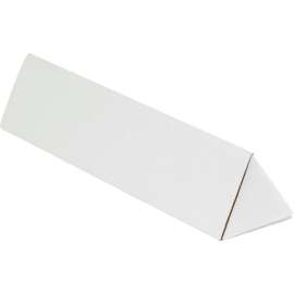 Global Industrial Triangle Mailing Tubes, 2"W x 18-1/4"L, White