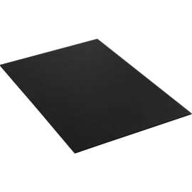 Global Industrial Plastic Corrugated Sheets, 36"L x 24"W, Black, Package of 10