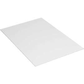 Global Industrial Plastic Corrugated Sheets, 48"L x 40"W, White, Package of 10