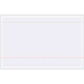 Document Envelopes, 6-3/4"L x 10-3/4"W, Clear, 500/Pack