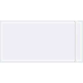 Resealable Document Envelopes, 10"L x 5"W, Clear, 1000/Pack