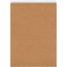 Stayflats Plus Self-Seal Mailers, 20"W x 27"L, Kraft, 50/Pack
