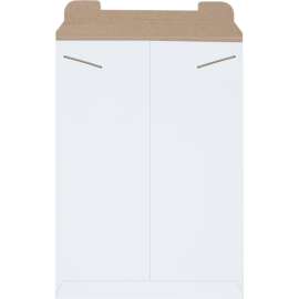 Stayflats Tab Lock Mailers, 13"W x 18"L, White, 100/Pack