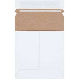 Self Seal Stayflats Mailers, 5-1/8"W x 5-1/8"L, White, 200/Pack