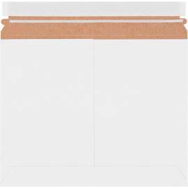 Stayflats Lite Utility Flat Mailers, 11-1/2"W x 9"L, White, 200/Pack