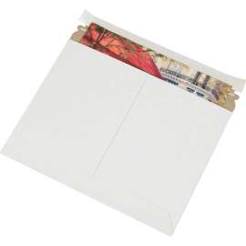 Stayflats Lite Utility Flat Mailers, 13-1/2"W x 11"L, White, 200/Pack