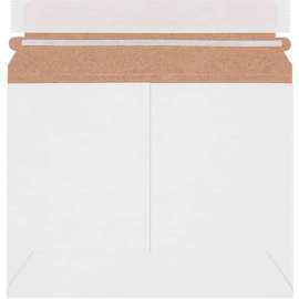 Stayflats Lite Utility Flat Mailers, 8"W x 6"L, White, 200/Pack